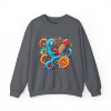 Psychedelic Tentacle Citrus Crewneck Sweatshirt